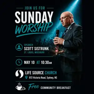 JOIN US FOR SUNDAY WORSHIP